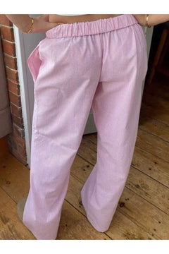 Elastic Waist Wide Leg Pants - Primrose Signature Boutique