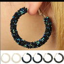 Switch Elegant Acrylic Crystal Hoops - Primrose Signature Boutique 3 image