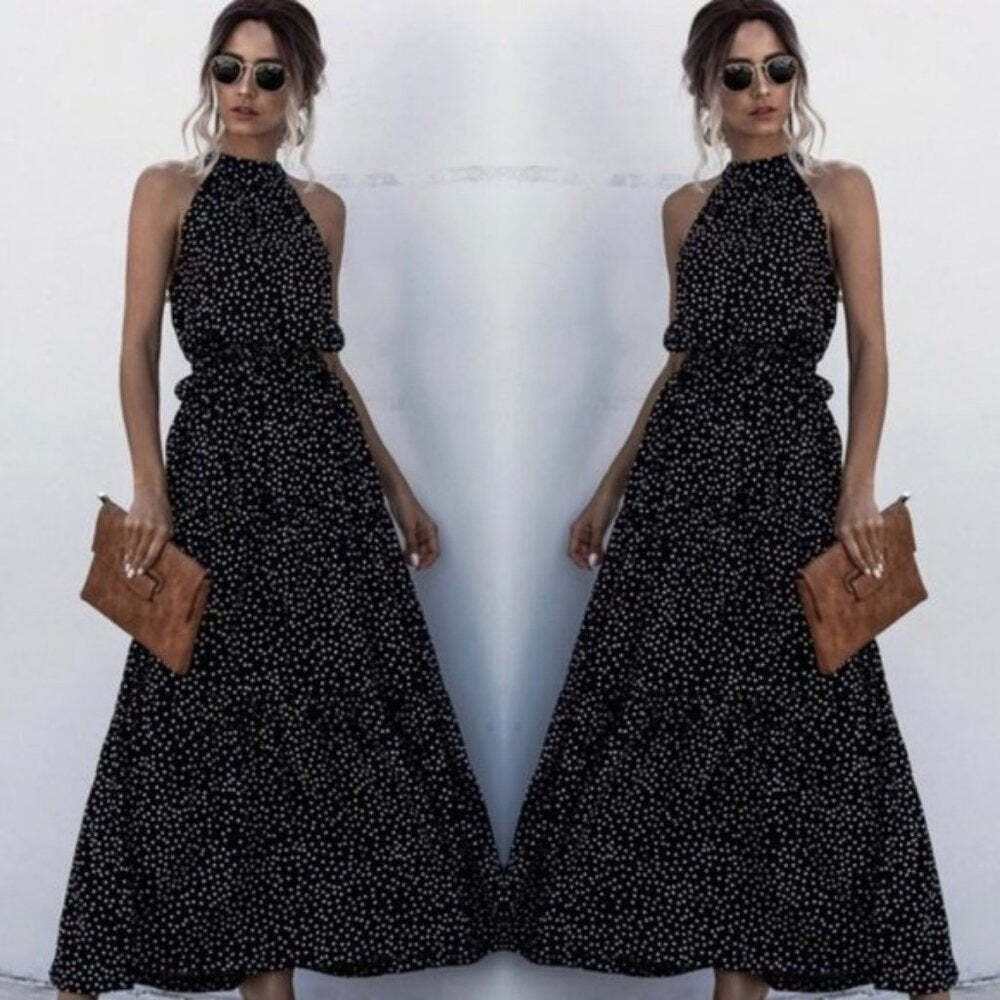 Elegant Bare Shoulder Floral Maxi Dress - Primrose Signature Boutique