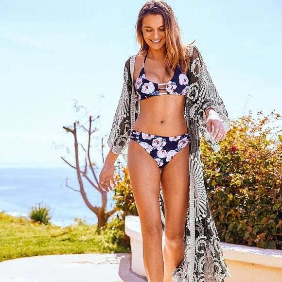 Elegant Sheer Swimwear Coverup - Primrose Signature Boutique