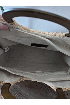 Elise Lined Woven Tote - Primrose Signature Boutique