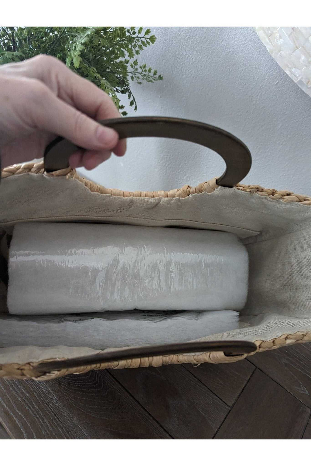 Elise Lined Woven Tote - Primrose Signature Boutique