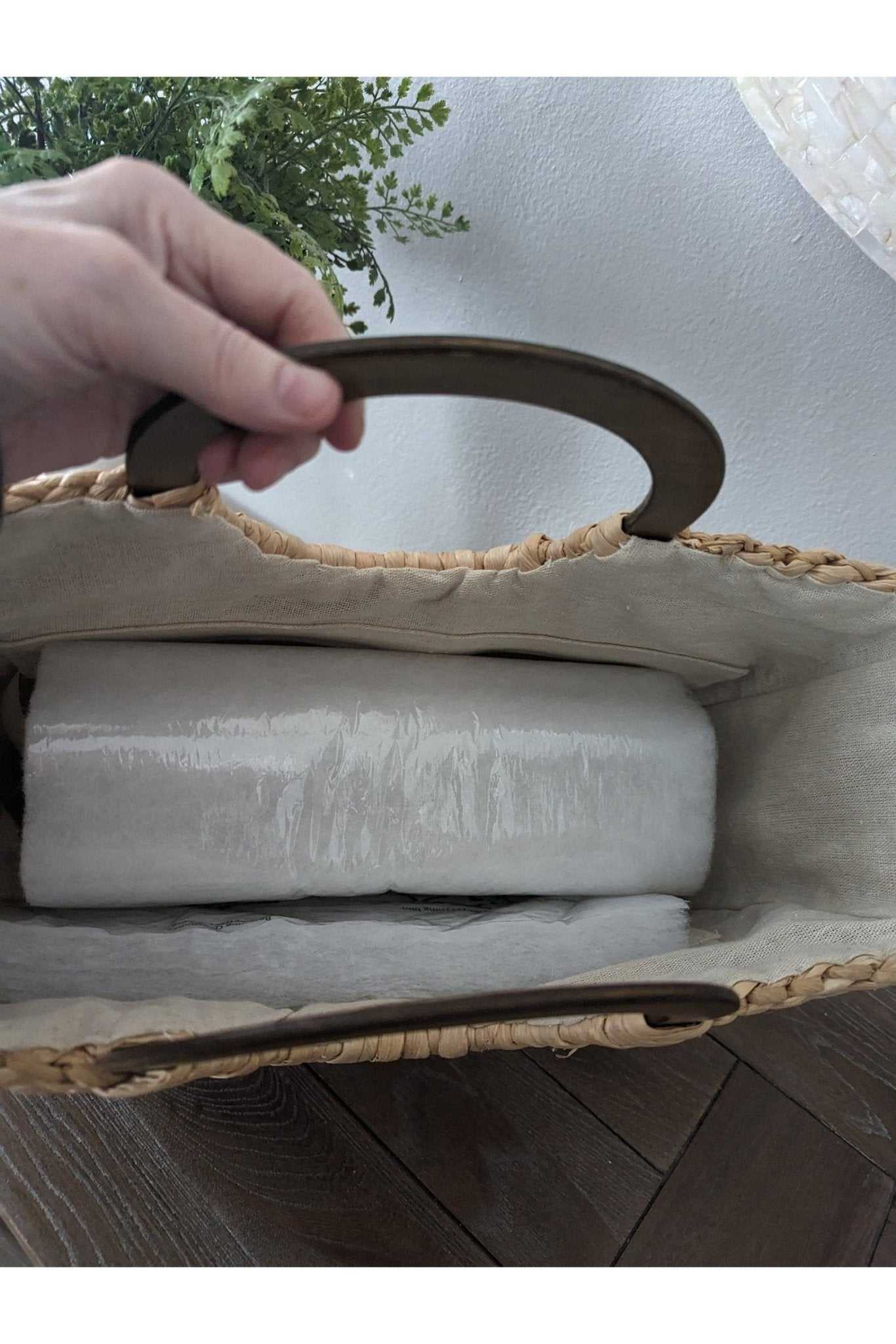 Elise Lined Woven Tote - Primrose Signature Boutique