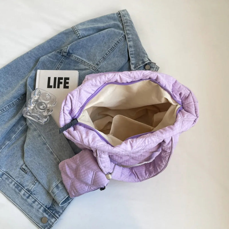 Polyester Medium Tote Bag-zoom-