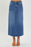 Switch RISEN High Rise Back Slit Denim Skirt 3 image