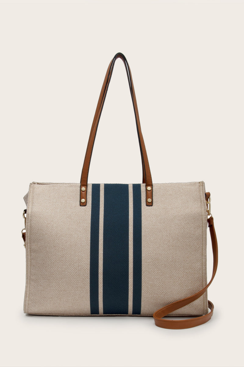 Striped Tote Bag-zoom-
