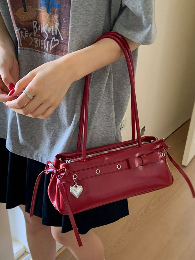 PU Leather Shoulder Bag-zoom-