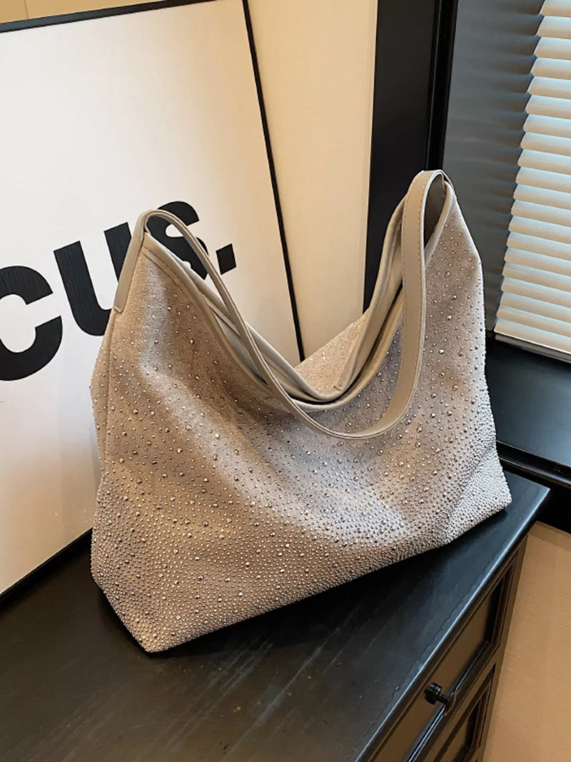 Rhinestone Tote Bag-zoom-