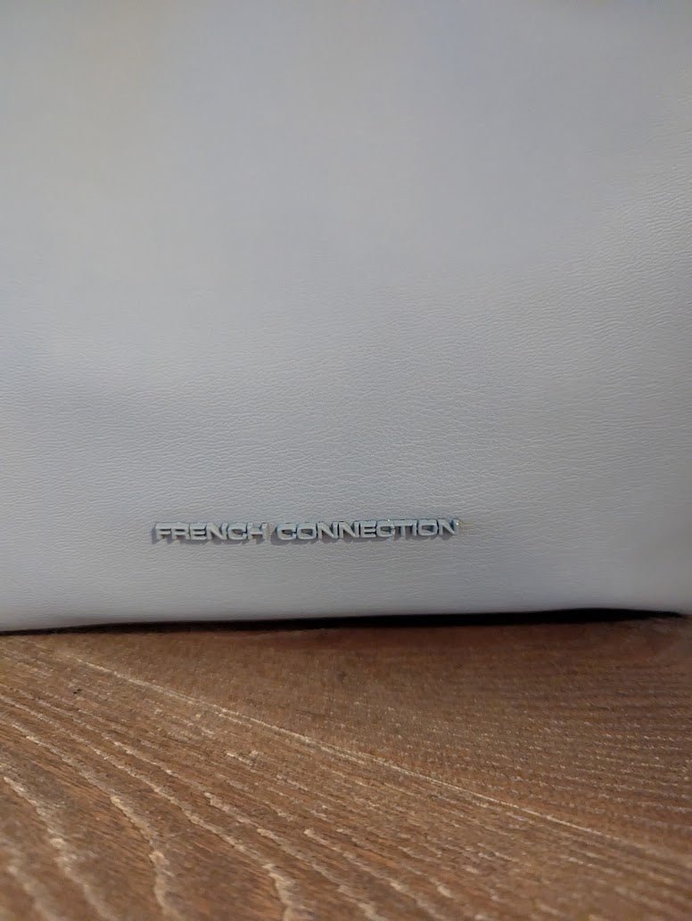 French Connection Vegan Leather Layla Half Moon Hobo Bag-zoom-