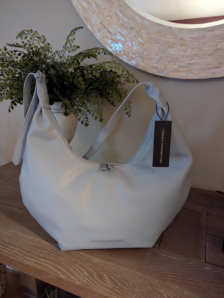 French Connection Vegan Leather Layla Half Moon Hobo Bag - Primrose Signature Boutique