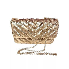 Gold Glitter Nicole MItchell Crossobdy Bag - Primrose Signature Boutique