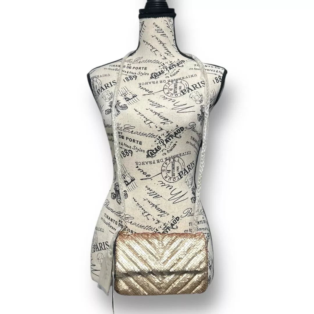Gold Glitter Nicole MItchell Crossobdy Bag - Primrose Signature Boutique