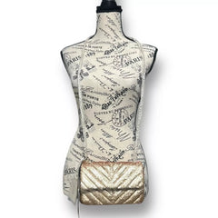 Gold Glitter Nicole MItchell Crossobdy Bag - Primrose Signature Boutique