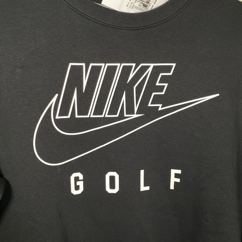 Nike Golf Club Fleece Crewneck Men's Sweatshirt Black-zoom-