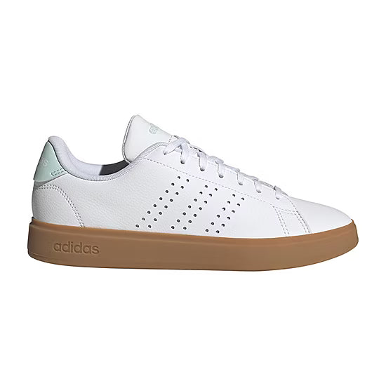 Adidas Advantage 2.0 Women's White Halo Mint Sneakers-zoom-3