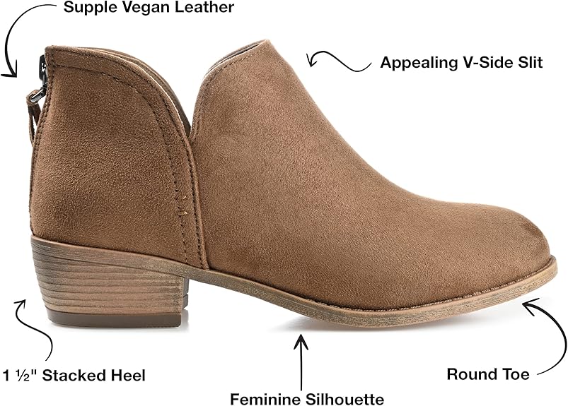 Women's Journee Collection Light Brown Bootie