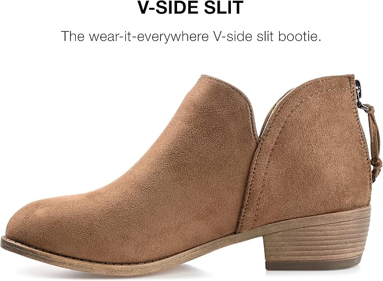 Women's Journee Collection Light Brown Bootie-zoom-