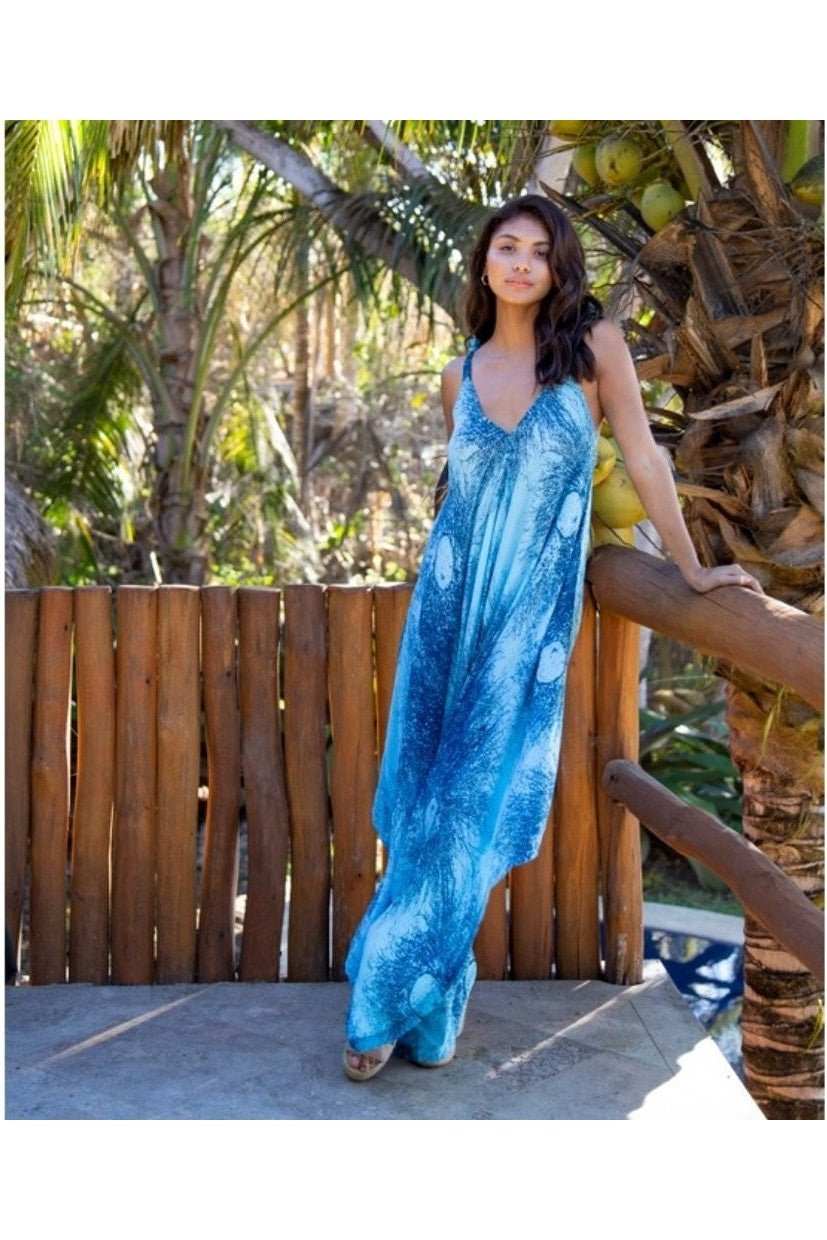 Jumpsuit Cappadocia Comet in Blue - Primrose Signature Boutique