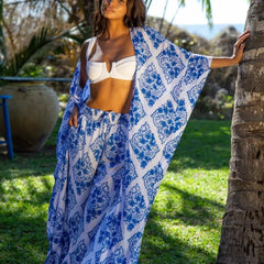 Kaftan Resort Robe St.John's Blue Diamond - Primrose Signature Boutique