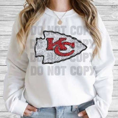 KC sequins Crewneck Sweatshirt - Primrose Signature Boutique