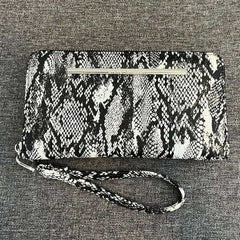Larege Snakeskin wristlet/wallet - Primrose Signature Boutique