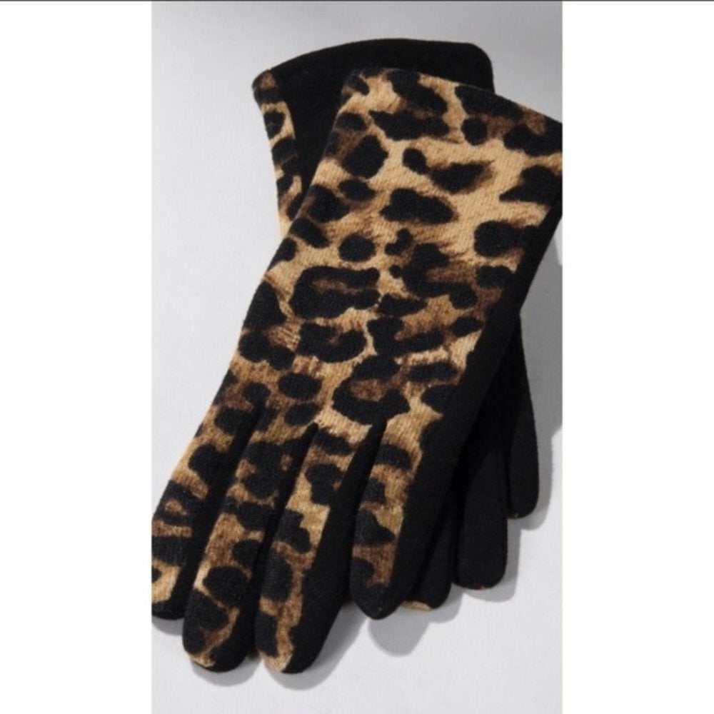 Leopard Gloves - Primrose Signature Boutique