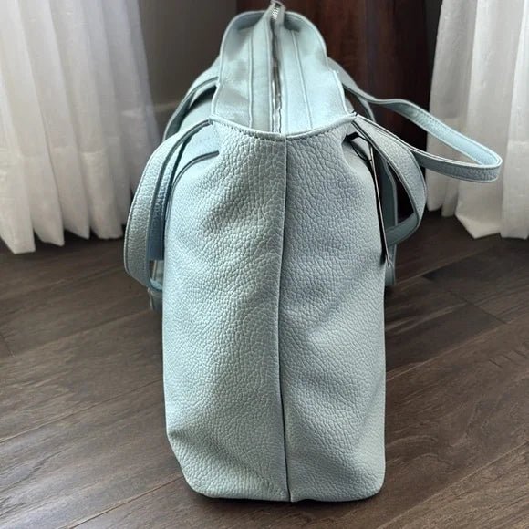 London Fog Baby Blue Extra Large 100th Anniversary Tote-zoom-