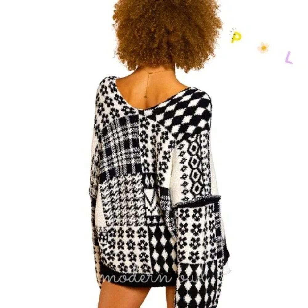 Long Sleeve Berber Sweater-zoom-3