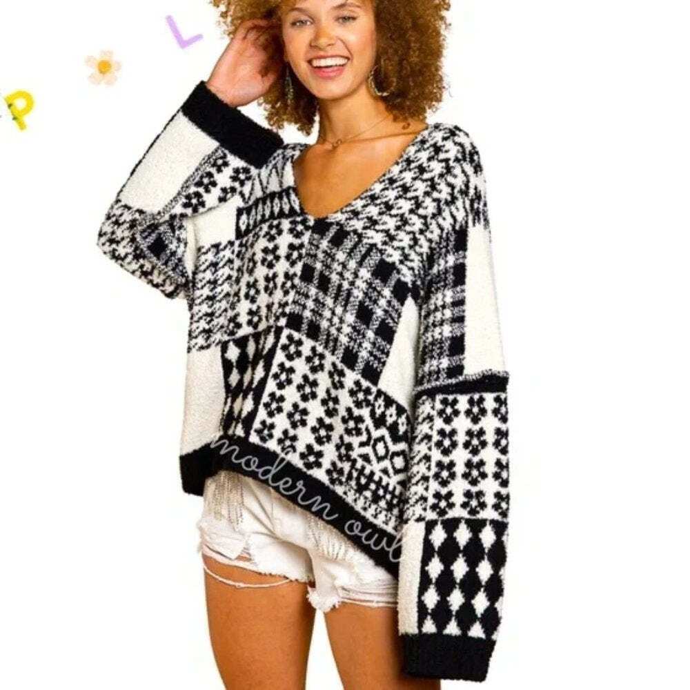Long Sleeve Berber Sweater - Primrose Signature Boutique