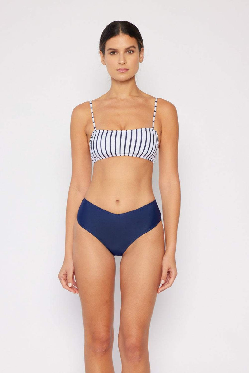 Marina West Swim – Gestreiftes Bikini-Set-zoom-