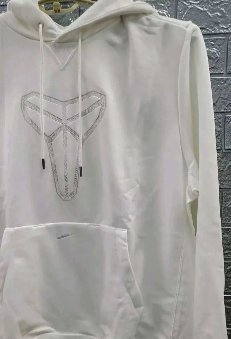 Men's Dri - FIT Pullover Kobe Basketball White Hoodie XL - Primrose Signature Boutique