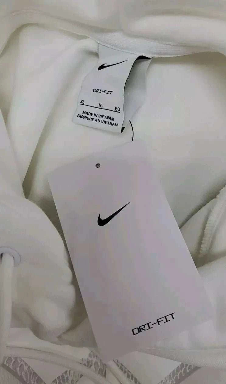 Men's Dri - FIT Pullover Kobe Basketball White Hoodie XL - Primrose Signature Boutique