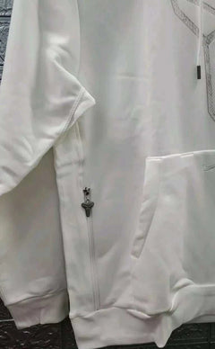 Men's Dri - FIT Pullover Kobe Basketball White Hoodie XL - Primrose Signature Boutique