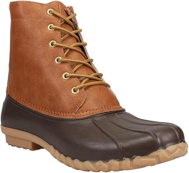 Men's Seth Duck Casual Boots Ankle - Brown - Size 9 M - Primrose Signature Boutique