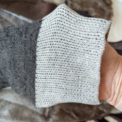 Midi Length Beige Tone Color Block Cardigan - Primrose Signature Boutique