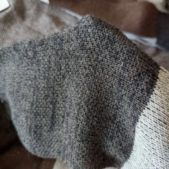 Midi Length Beige Tone Color Block Cardigan - Primrose Signature Boutique