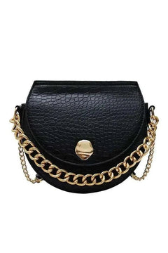 Mini Gold Chain Round Bottom Crossbody - Primrose Signature Boutique