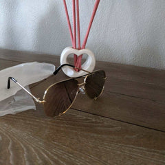 Mirrored Rose Color Sun Glasses - Primrose Signature Boutique
