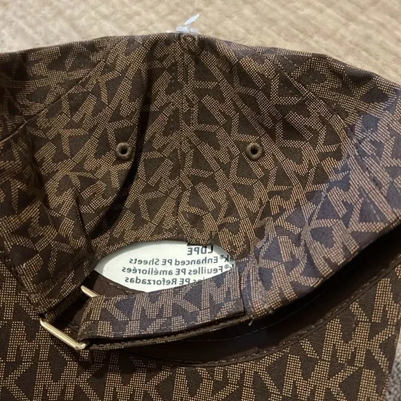 MK Brown Monogram Cap