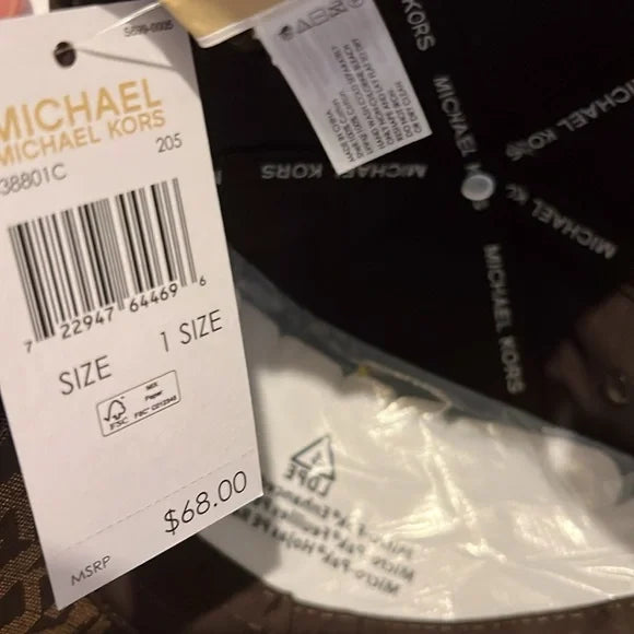 MK Brown Monogram Cap-zoom-3