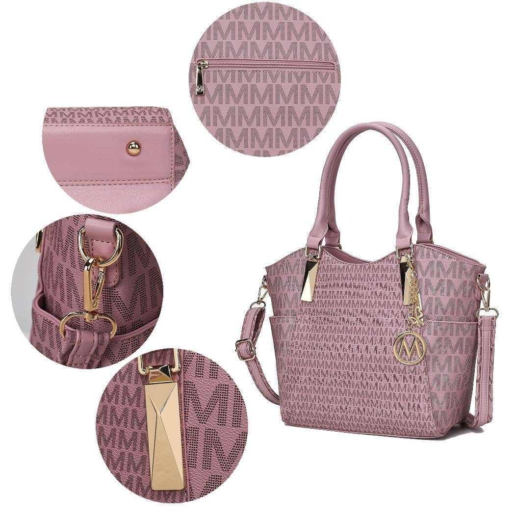 MKF Collection - Devorah Signature Printed Vegan Leather Tote Bag by Mia K - Primrose Signature Boutique