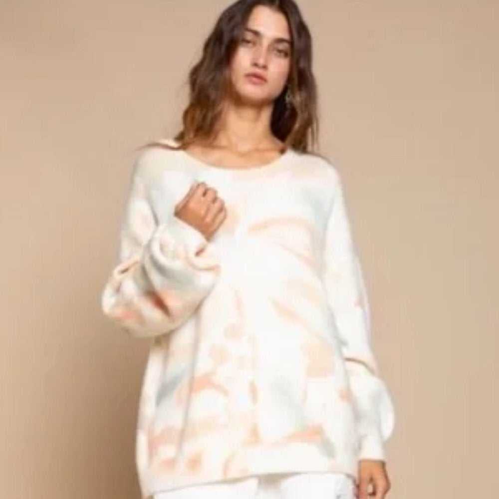 Multi-Color Oversized Sweater