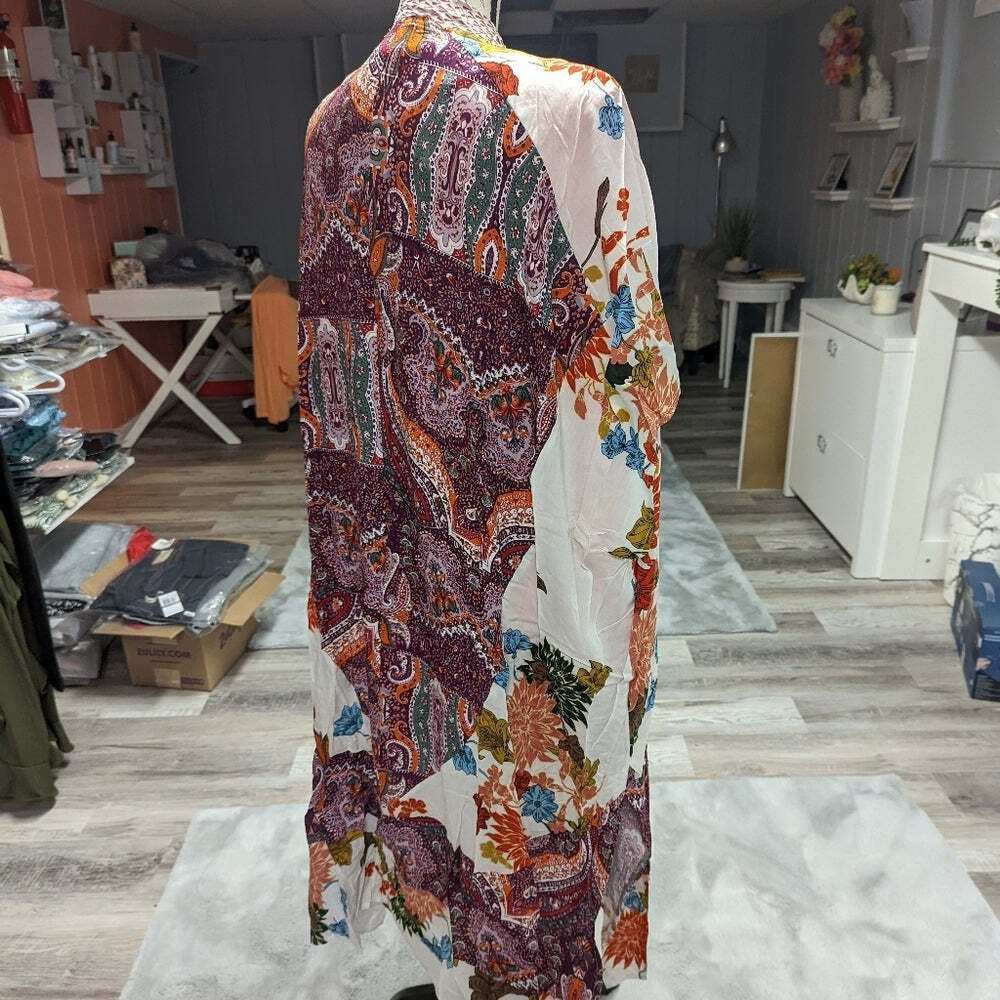 Multi mixed color Kimono - Primrose Signature Boutique