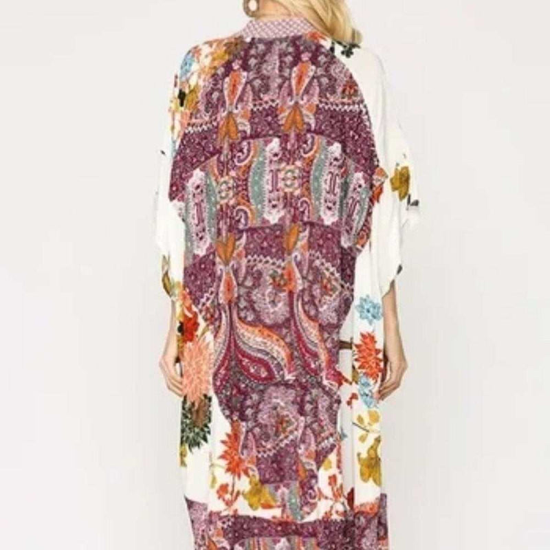 Multi mixed color Kimono-zoom-