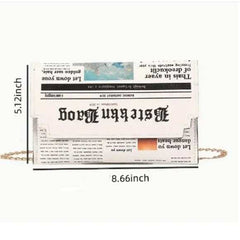 Newspaper Crossbody purse - Primrose Signature Boutique