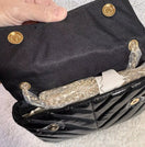Switch Nicole Mitchell Shimmering Quilted Black Crossbody Bag - Primrose Signature Boutique 4 image