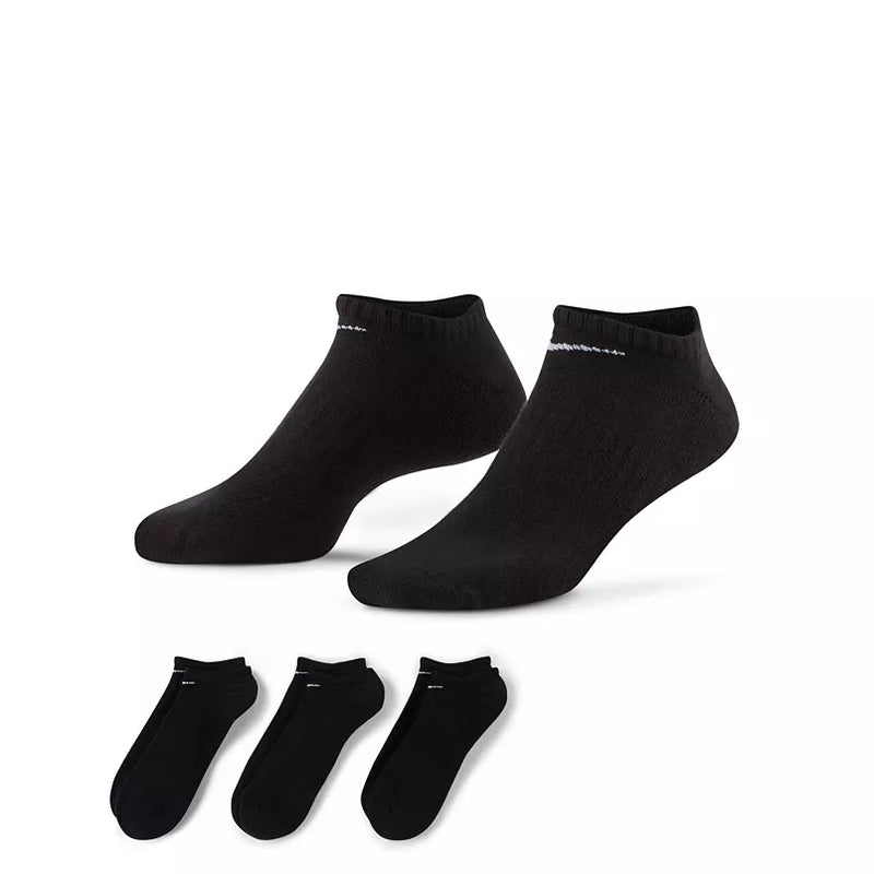 Men's Nike 3-pack Everyday Cushion No-Show Socks Black-zoom-