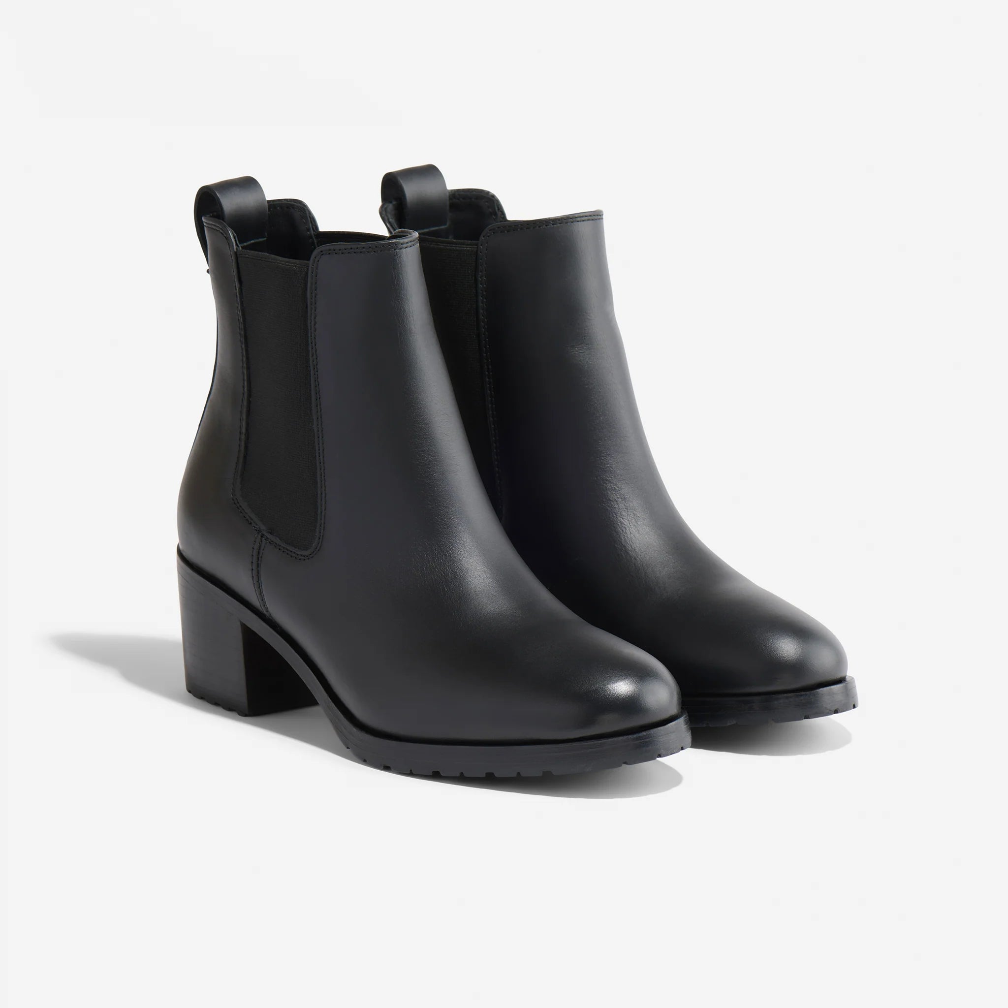 Nisolo Ana Go - To Heeled Black Chelsea Boot - Primrose Signature Boutique