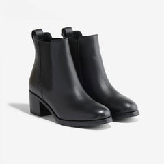 Nisolo Ana Go - To Heeled Black Chelsea Boot - Primrose Signature Boutique