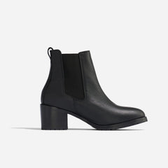 Nisolo Ana Go - To Heeled Black Chelsea Boot - Primrose Signature Boutique